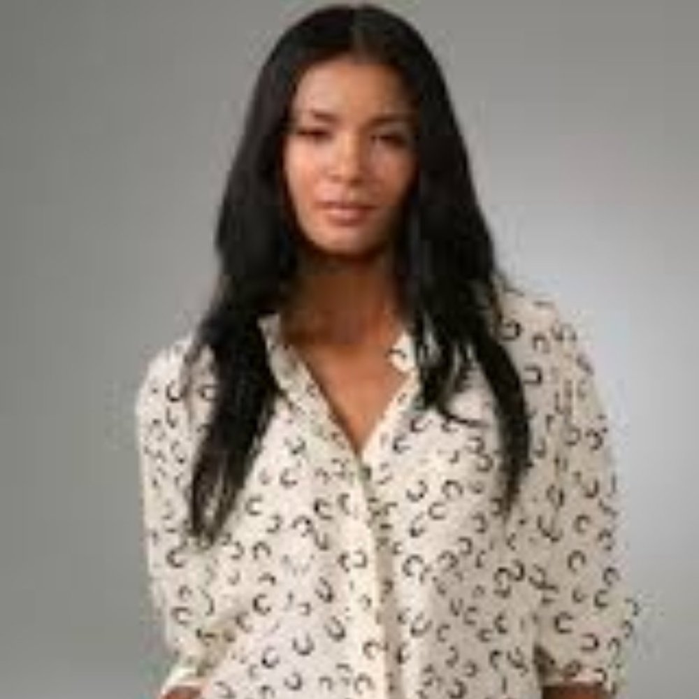 Elizabeth and James Silk "Lucky" Blouse